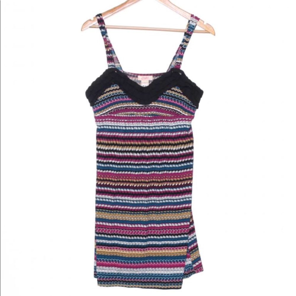 Colorful striped dress